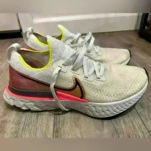Nike React Infinity Run Pink Blast 2019 Running Shoes CD4372-004 Women's Size 9 - Picture 6 of 9